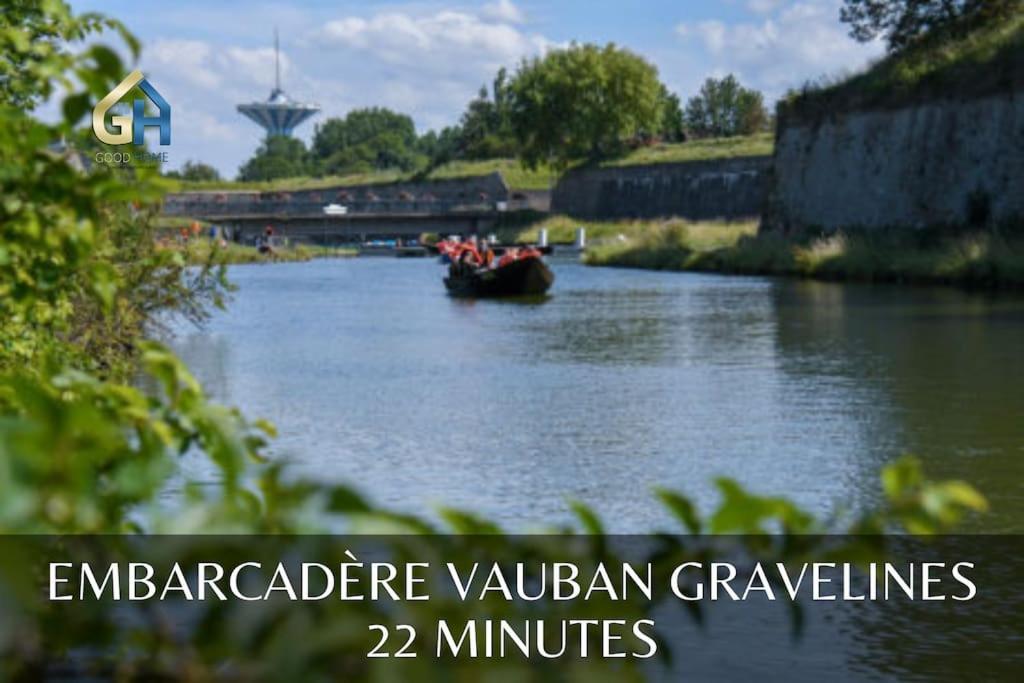 Villa Marine*La Capitainerie Coudekerque-Branche Buitenkant foto